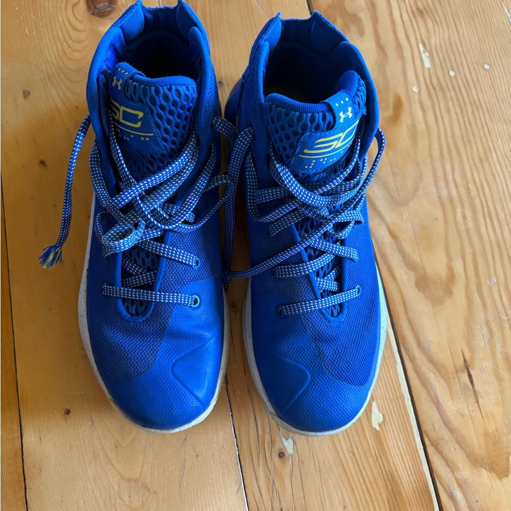 Under Armour Kids Royal Blue Basketball Shoes
